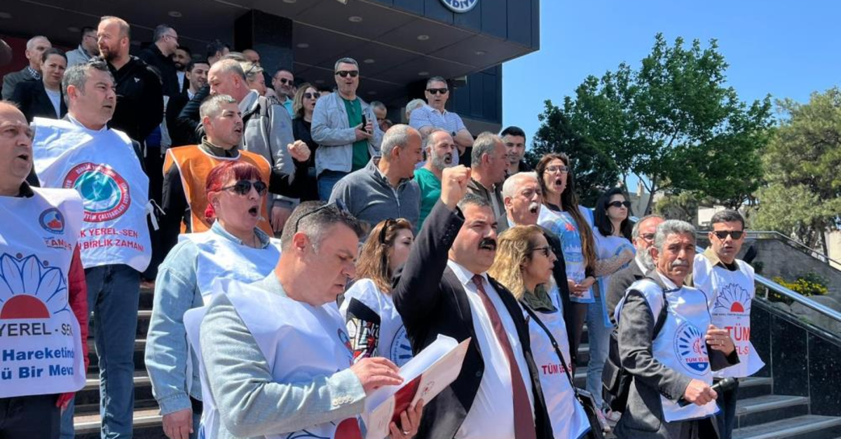 Buca ve Karşıyaka'da iş bırakma eylemi