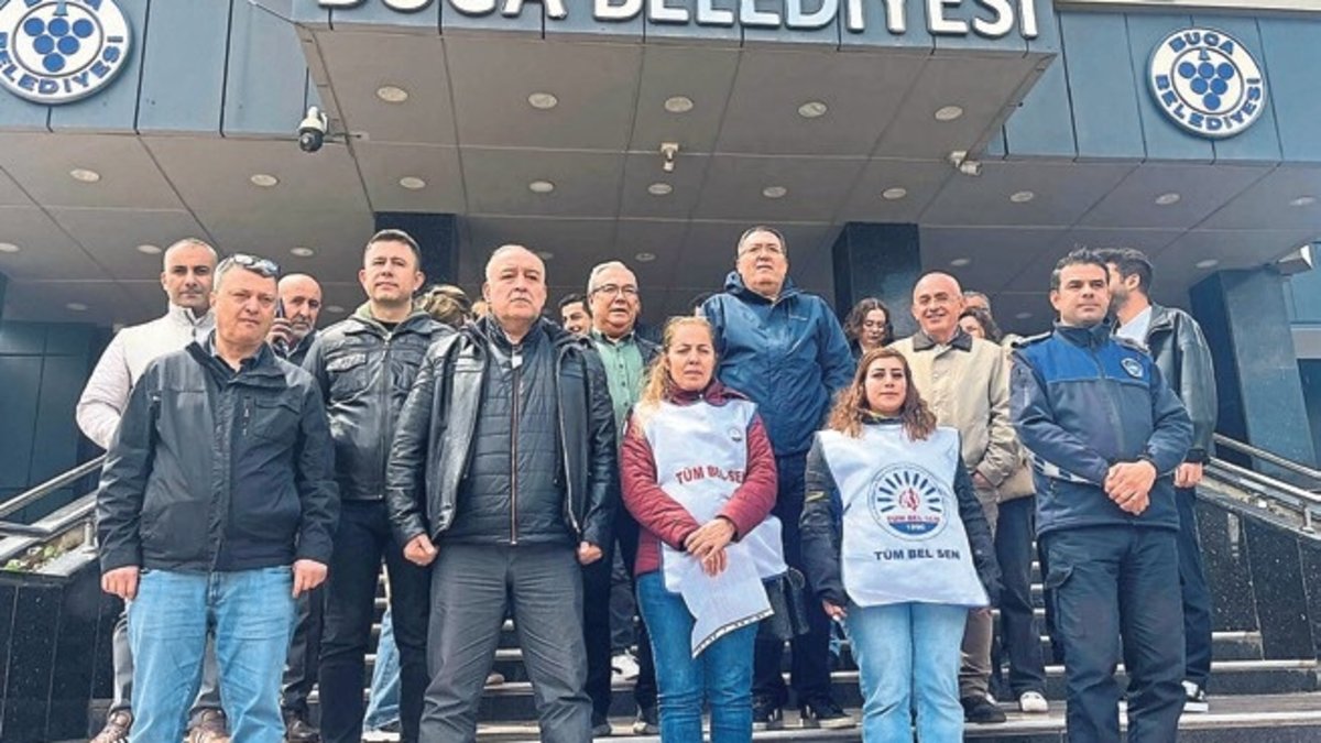 Buca'da memurlar iş bırakma eylemine devam ediyor