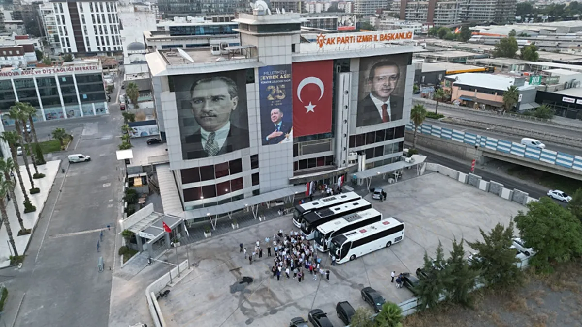 AK Parti İzmir'den 5 bin kişi Ankara'ya gitti