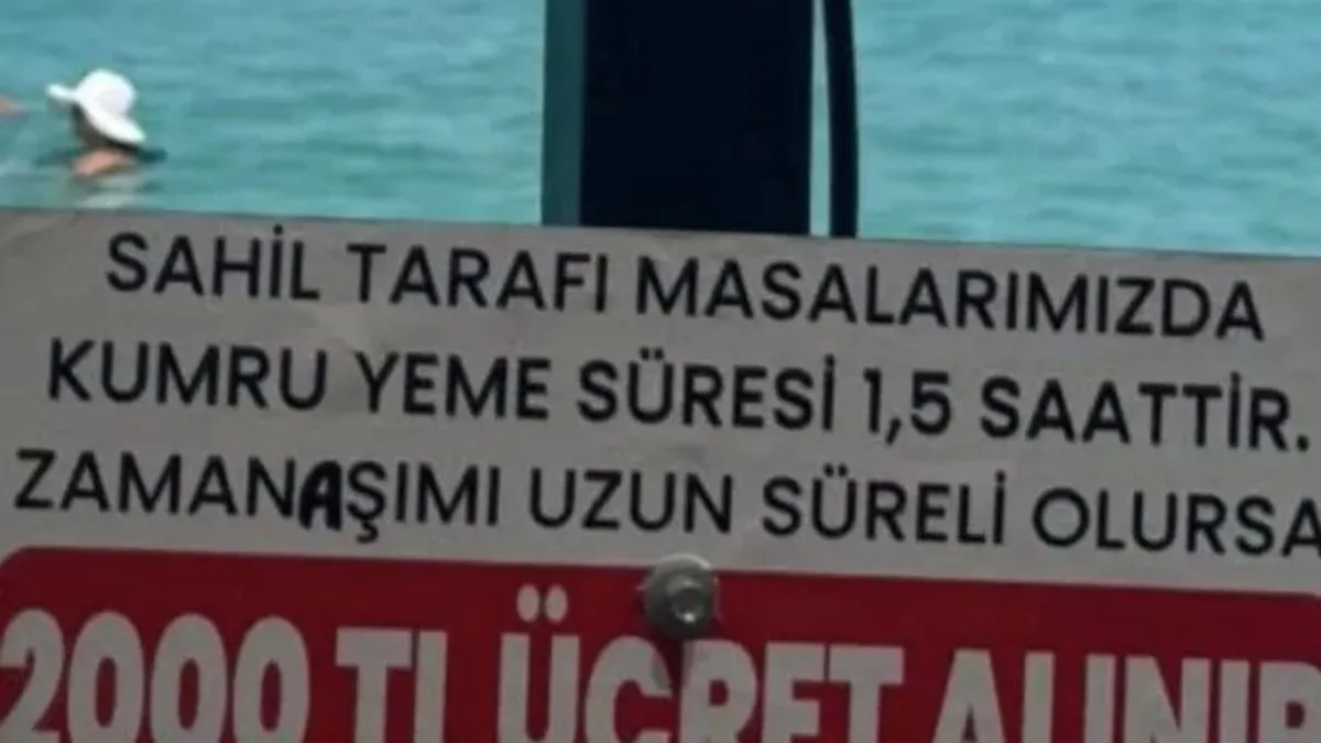 Çeşme'de restoran masa işgali tartışması