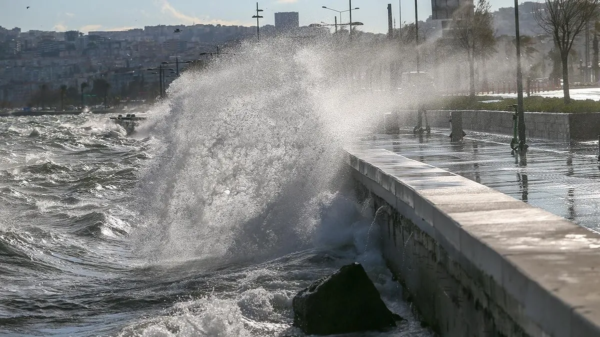 İzmir için sarı kodlu uyarı verildi