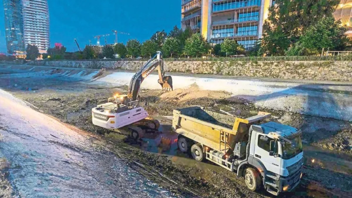 Manda Çayı'nda temizlik çalışmaları başladı